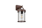 Preview: Reality R26476124 Almeria E27 Wandleuchte Rostfarbig IP44