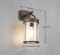 Preview: Reality R26476124 Almeria E27 Wandleuchte Rostfarbig IP44