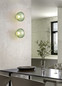 Preview: Reality R27771115 Earl LED Wandleuchte 1,5W ⌀15,5cm Messing Matt warmweiss Touch