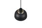 Preview: Reality Punch Pendelleuchte E27  ⌀18cm Schwarz Matt Höhenverstellbar