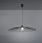Preview: Reality R36431932 Margarita E27 Pendelleuchte ⌀80cm Schwarz Matt