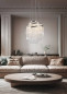 Preview: Reality Pomp LED Pendelleuchte  30W ⌀38cm dimmbar Chrom CCT einstellbare Lichtfarbe Höhenverstellbar