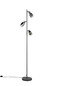 Preview: Reality R41783042 Cadiz E14 Stehleuchte 3-fach ⌀23cm Schwarz Matt