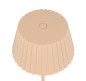 Preview: Reality R47706166 Suarez LED Stehleuchte 1,5W ⌀13,5cm dimmbar Sand IP44 warmweiss