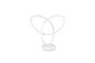 Preview: Reality R53591131 Lando LED Tischleuchte 8W Weiß Matt warmweiss