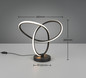 Preview: Reality R53591132 Lando LED Tischleuchte 8W Schwarz Matt warmweiss
