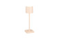 Preview: Reality R54096166 Fernandez LED Tischleuchte 1,5W dimmbar Sand IP54 CCT einstellbare Lichtfarbe