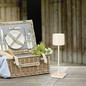 Preview: Reality R54096166 Fernandez LED Tischleuchte 1,5W dimmbar Sand IP54 CCT einstellbare Lichtfarbe