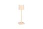 Preview: Reality R54096166 Fernandez LED Tischleuchte 1,5W dimmbar Sand IP54 CCT einstellbare Lichtfarbe