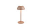 Preview: Reality R54106165 Ricardo LED Tischleuchte 1,7W ⌀13,5cm Coffee IP54 warmweiss Touch