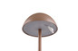 Preview: Reality R54106165 Ricardo LED Tischleuchte 1,7W ⌀13,5cm Coffee IP54 warmweiss Touch
