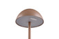 Preview: Reality R54106165 Ricardo LED Tischleuchte 1,7W ⌀13,5cm Coffee IP54 warmweiss Touch
