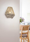 Preview: Reality R55991126 Lira LED Tischleuchte 1,5W ⌀18,5cm Braun warmweiss Touch