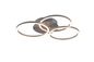 Preview: Reality Circle LED Deckenleuchte  27W dimmbar Nickel Matt CCT einstellbare Lichtfarbe Nachtlicht