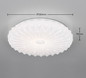 Preview: Reality R64791101 Ataris LED Deckenleuchte 18W ⌀38cm dimmbar Weiß CCT einstellbare Lichtfarbe Nachtlicht