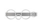 Preview: Reality R64821109 Lumos LED Deckenleuchte 26,5W Aluminiumfarbig warmweiss