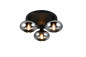 Preview: Reality R66643054 Divina E14 Deckenleuchte 3-fach ⌀39cm Rauchfarbig