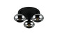 Preview: Reality R66643054 Divina E14 Deckenleuchte 3-fach ⌀39cm Rauchfarbig