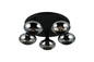 Preview: Reality R66645054 Divina E14 Deckenleuchte 5-fach ⌀49cm Rauchfarbig