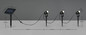 Preview: Reality R83256332 Obidos LED Strahler 3x0,5W Schwarz Matt IP44 neutralweiss