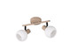 Preview: Reality R86372043 Boba E14 Strahler 2-fach ⌀10cm Warm Beige