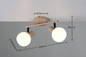 Preview: Reality R86372043 Boba E14 Strahler 2-fach ⌀10cm Warm Beige
