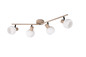 Preview: Reality R86374043 Boba E14 Strahler 4-fach ⌀10cm Warm Beige