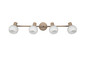 Preview: Reality R86374043 Boba E14 Strahler 4-fach ⌀10cm Warm Beige