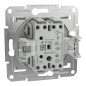 Preview: Schneider Electric ASFORA Ein/Ausschalter UP weiss EPH0170121D + Schneider Electric ASFORA 1-Fach Rahmen weiss EPH5800121D
