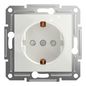 Preview: Schneider Electric ASFORA Steckdose 16A mit erhöhtem Berührungsschutz UP weiss EPH2970221D