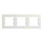 Preview: Schneider Electric ASFORA 3-Fach Rahmen Horizontal weiss EPH5800321D