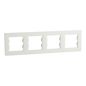 Preview: Schneider Electric ASFORA 4-Fach Rahmen Horizontal weiss EPH5800421D