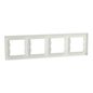 Preview: Schneider Electric ASFORA 4-Fach Rahmen Horizontal weiss EPH5800421D