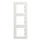 Preview: Schneider Electric ASFORA 3-Fach Rahmen Vertikal weiss EPH5810321D