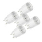 Preview: Shelly Plug S Gen3, Matter, 5er-Pack - Smarte WLAN Steckdosen, Weiß