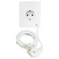 Preview: Shelly Wall Display Stand Socket - Sockel für Tischständer, Wand, Weiß