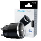Preview: Shelly Wave Plug S, Long Range - Smarte Steckdose, Schwarz, Messfunktion