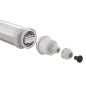 Preview: SIGOR Feuchtraumleuchte Tricolour 1500 3-CCT 46W 3000/4000/5700K IP65 4029201