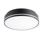 Preview: SIGOR LED Aufbauleuchte Split 270mm schwarz Deckenleuchte 18/24W 3000/4000K IP54 110° 2000/2500lm