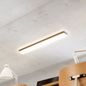 Preview: SIGOR LED Aufbauleuchte Plank 900mm silber dimmbar Deckenleuchte 32/24W 3000/4000K IP54 120° 2700/3500lm Steuerbare Lichtfarbe