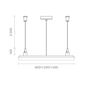 Preview: SIGOR Aufbauleuchte Plank Pendelset