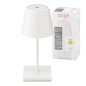 Preview: SIGOR 4547201 Akku-Tischleuchte Nuindie mini 25cm schneeweiß 2,2W FlexMood 2200K/2700K IP54 Ra85 dimmbar