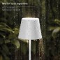Preview: SIGOR 4547201 Akku-Tischleuchte Nuindie mini 25cm schneeweiß 2,2W FlexMood 2200K/2700K IP54 Ra85 dimmbar