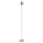 Preview: SIGOR Akku-Stehleuchte LED Nuindie 120cm silberfarben rund 2,2W FlexMood 2200K/2700K IP54 168/197lm Ra8