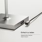 Preview: SIGOR Akku-Stehleuchte LED Nuindie 120cm silberfarben rund 2,2W FlexMood 2200K/2700K IP54 168/197lm Ra8