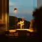 Preview: SIGOR Akku-Stehleuchte LED Nuindie 120cm bronzefarben rund 2,2W FlexMood 2200K/2700K IP54 168/197lm Ra8