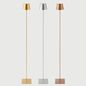 Preview: SIGOR Akku-Stehleuchte LED Nuindie 120cm bronzefarben rund 2,2W FlexMood 2200K/2700K IP54 168/197lm Ra8