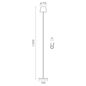 Preview: SIGOR Akku-Stehleuchte LED Nuindie 120cm bronzefarben rund 2,2W FlexMood 2200K/2700K IP54 168/197lm Ra8