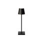 Preview: SIGOR Akku-Tischleuchte LED Nuindie pocket 21cm nachtschwar 1,4W Flex-Mood 2200K/2700K IP54 Ra85 USB-C dimmbar