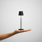 Preview: SIGOR Akku-Tischleuchte LED Nuindie pocket 21cm nachtschwar 1,4W Flex-Mood 2200K/2700K IP54 Ra85 USB-C dimmbar